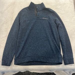 Eddie Bauer Radiator Fleece Snap Mock Pullover